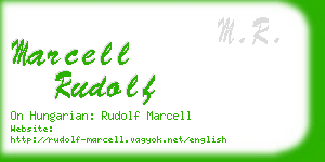 marcell rudolf business card